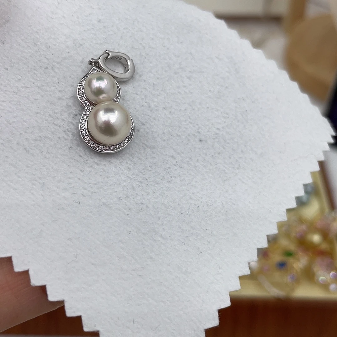 颈饰海水珍珠银S925镶嵌