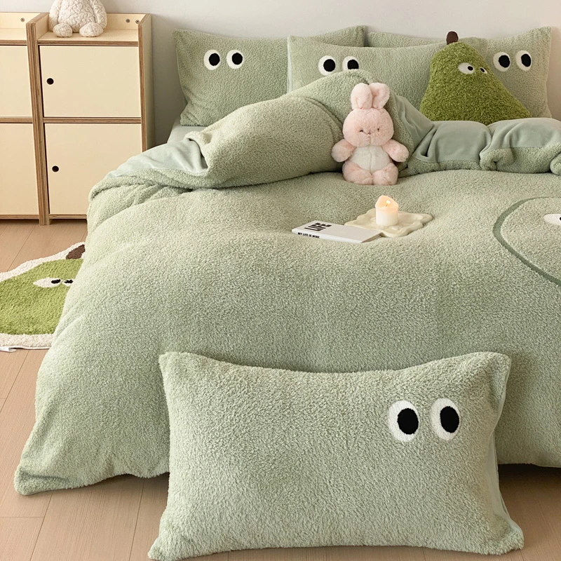 【朱丹专享】【南方生活】双面绵绵绒毛巾绣四件套-KE001