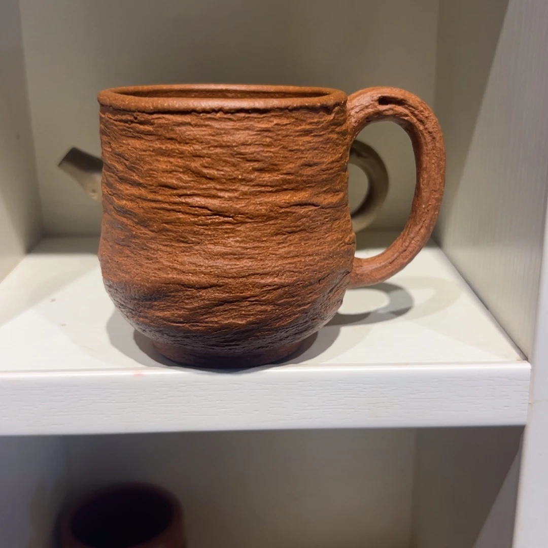 紫砂茶宠t***q红泥杯子