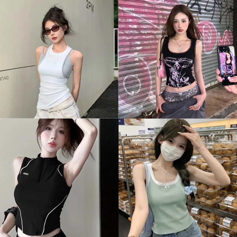 辣妹款吊带背心自选合集