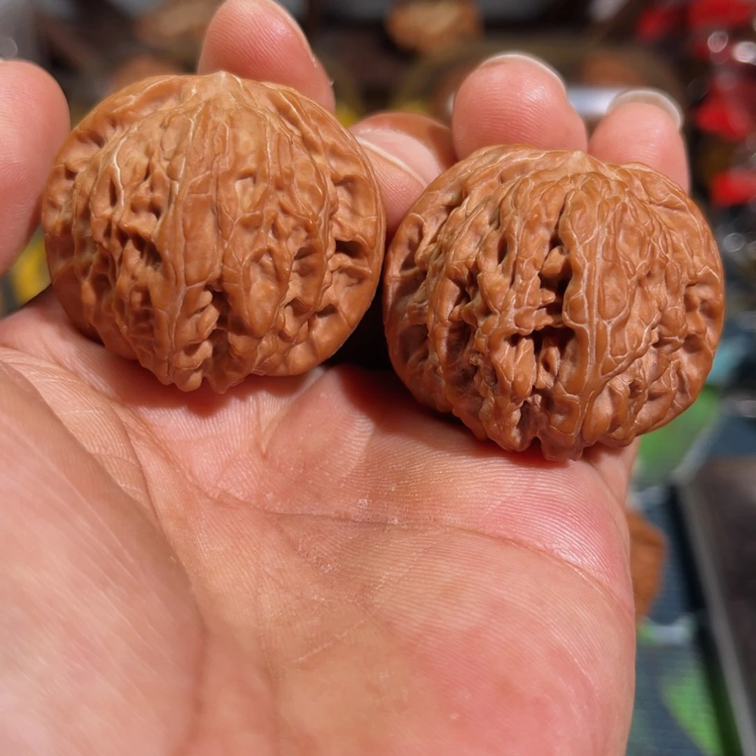 文玩核桃把件磨盘39