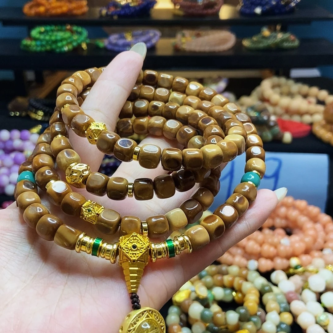 双***泪佛心果吊坠菩提果