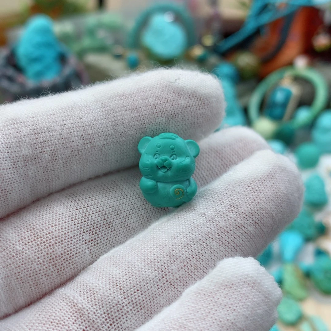 绿松石珠宝奇石未镶嵌