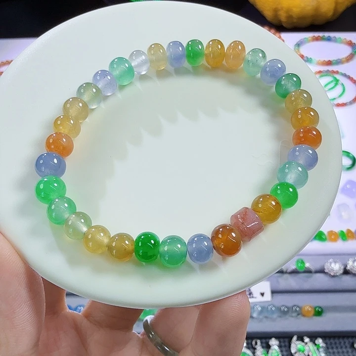 翡翠未镶嵌颈饰特价多宝