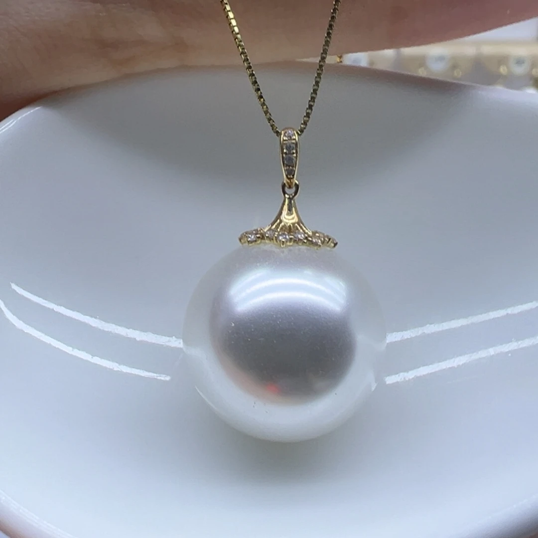 吊坠(赠链)银S925镶嵌淡水珍珠