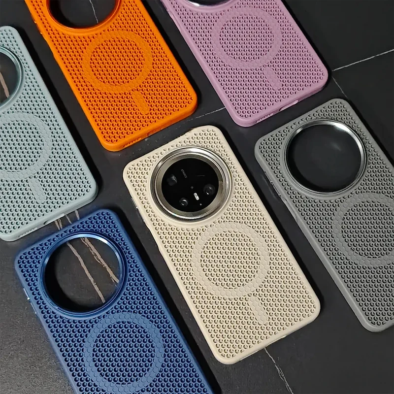 适用华为mate70手机壳mate60磁吸轻薄散热pro 全包防摔高级感pro