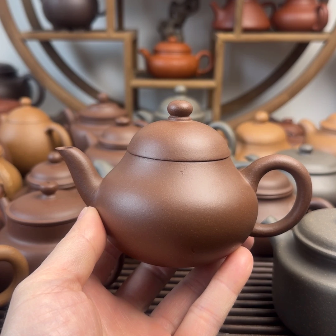 茶壶紫砂梨形200cc台西嫩底槽清