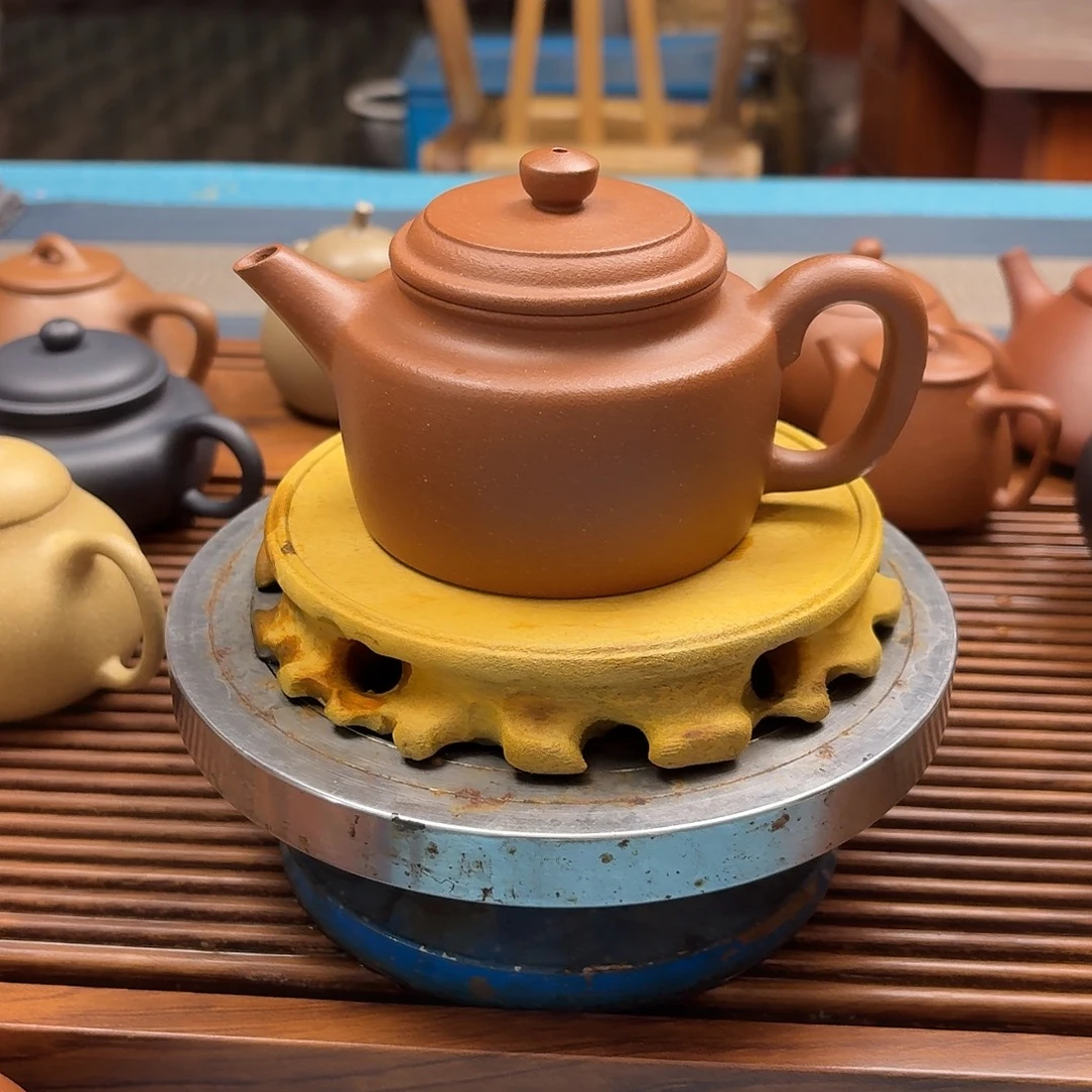 紫砂茶壶半手工制作