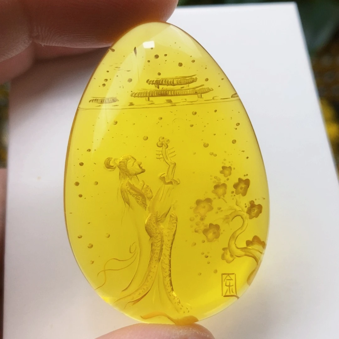 【闪购商品】金珀吊坠(不含链)未镶嵌