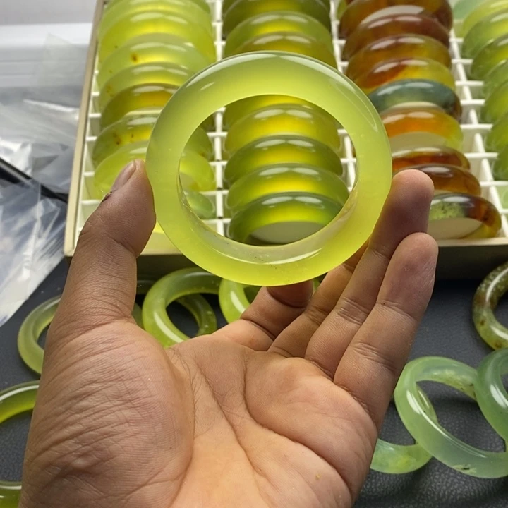 蛇纹石玉合金手镯59