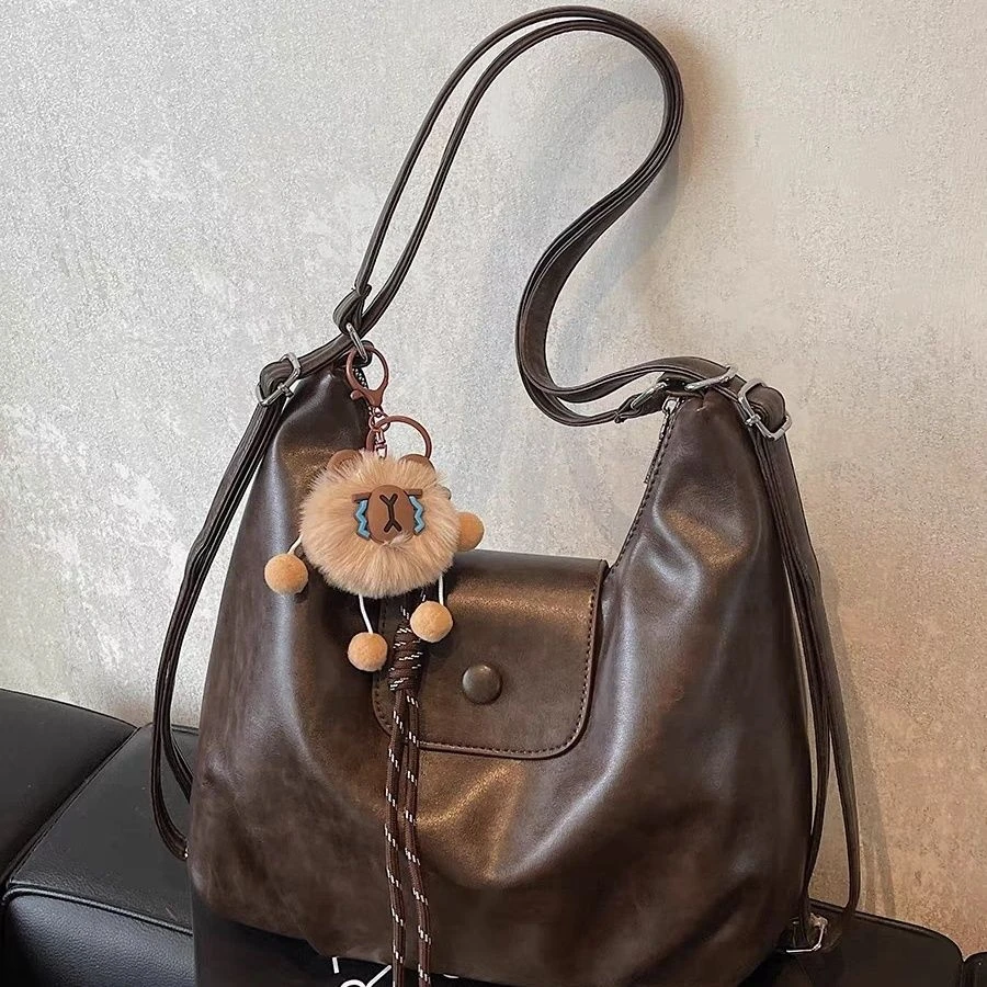 【原版】2025春秋新款大容量包包多功能女单肩斜挎包通勤双肩云朵