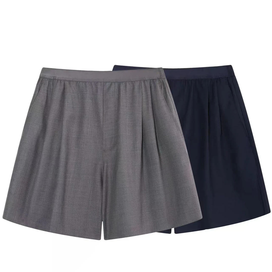 『朱小姐』宽松羊毛休闲短裤 G086