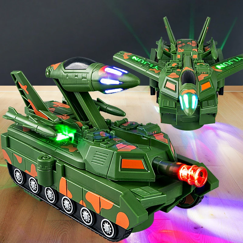 儿童变形坦克玩具车男孩2025新款玩具酷炫小汽车万向3到6岁坦克车