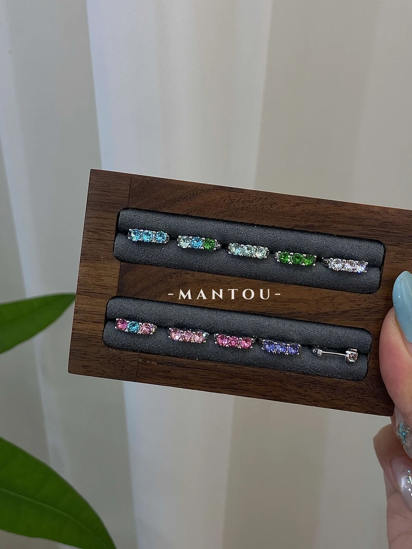 铜合金耳饰 华子直针耳圈｜直针耳扣日常百搭D型耳圈养耳洞耳扣