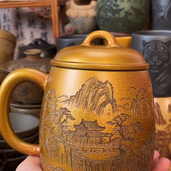 茶杯紫砂宜兴紫砂茶杯正品