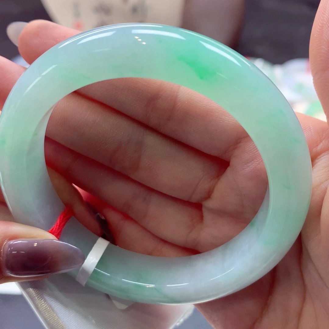 翡翠手镯未镶嵌正圈33（4号）