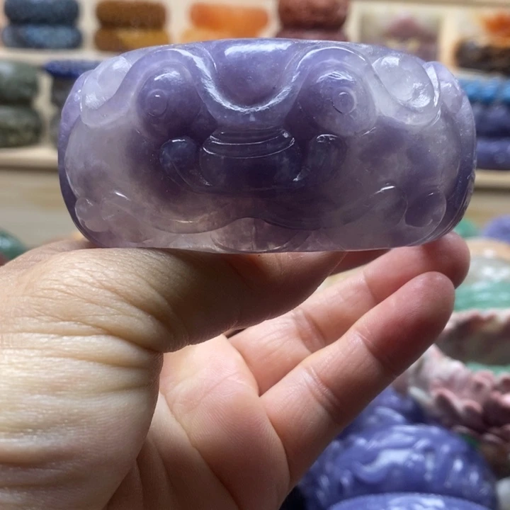 未镶嵌手镯石英质玉