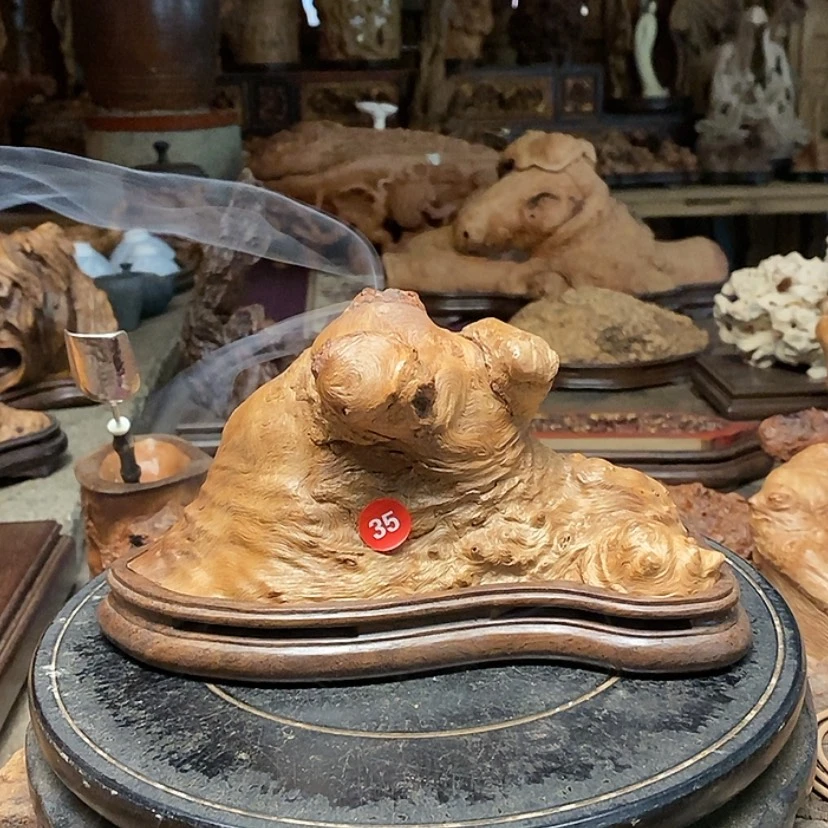 【闪购商品】35号荔枝木香炉工艺