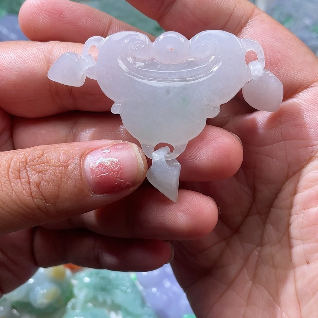 颈饰未镶嵌翡翠翡玉缘翡翠