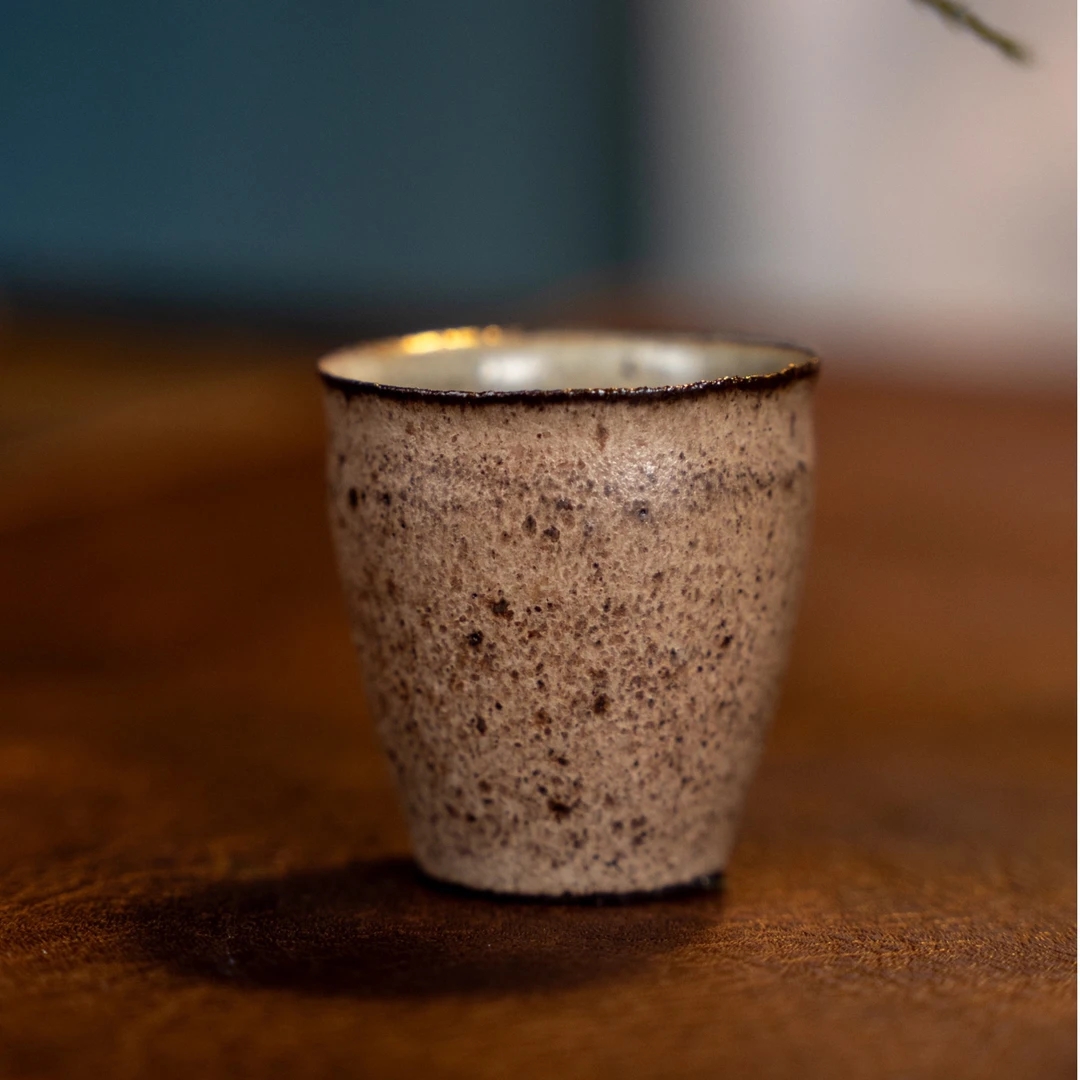 诧寂粉引高端紫砂泥纯手工手做茶杯 一物一拍