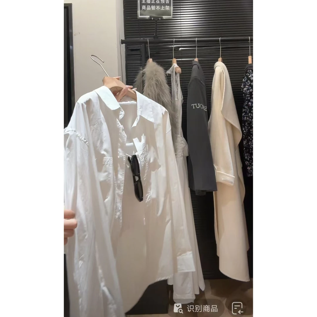 徐秋阳  白开水衬衫 气质显瘦长袖时尚休闲衬衣9379