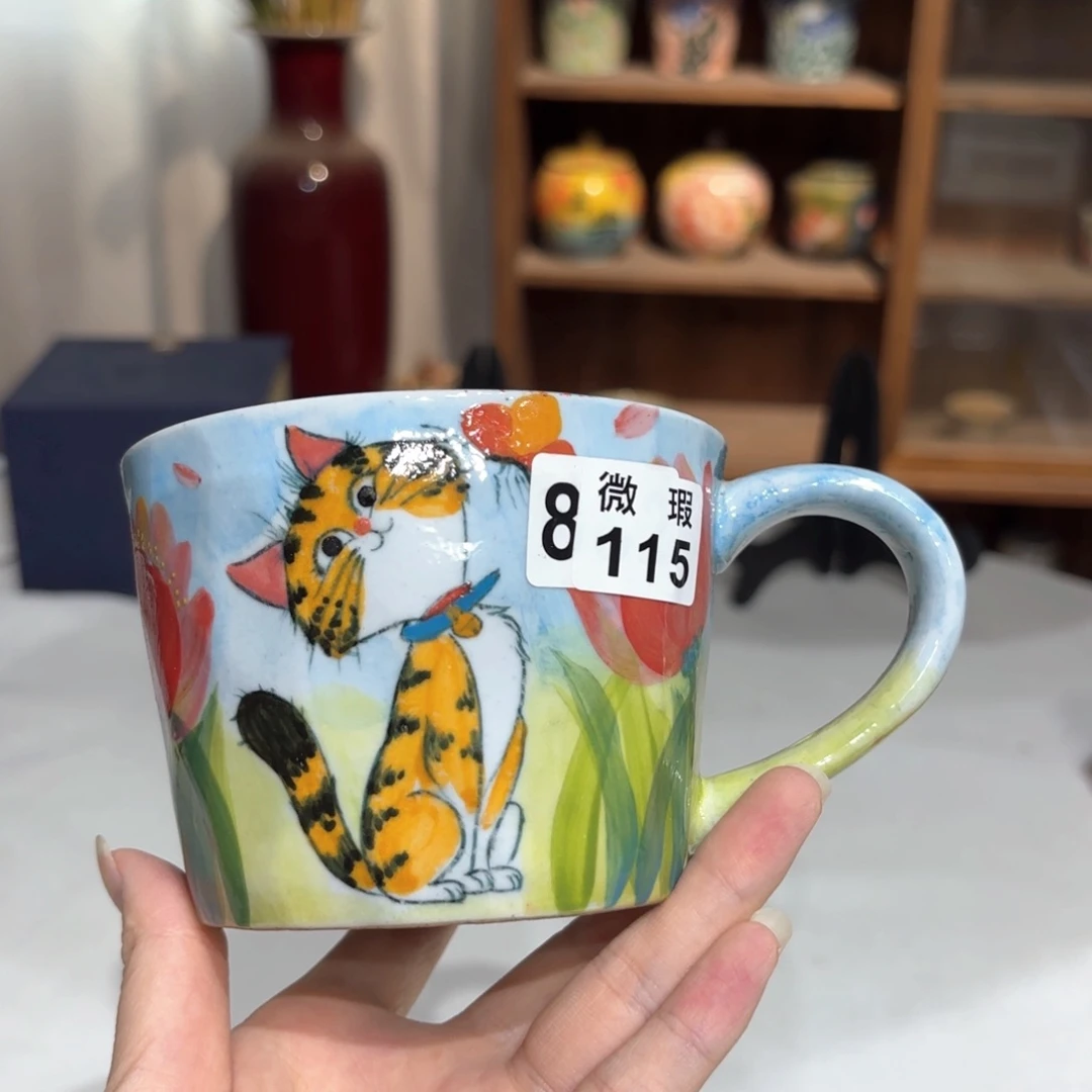 景德镇手绘高温釉下彩陶瓷茶具