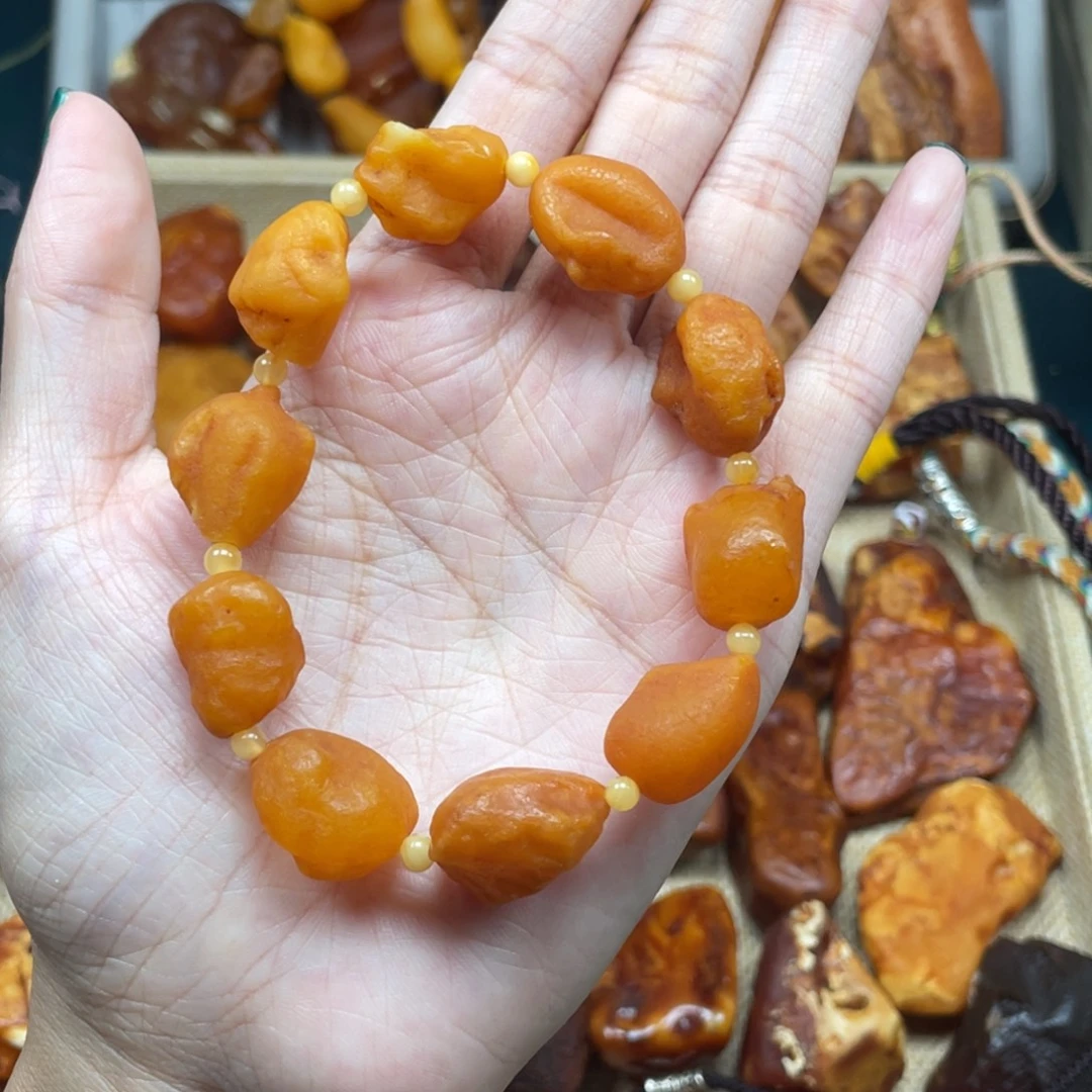 琥珀未镶嵌珠宝奇石
