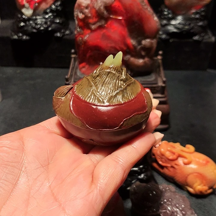 用***2昌化石大师的作品漂亮