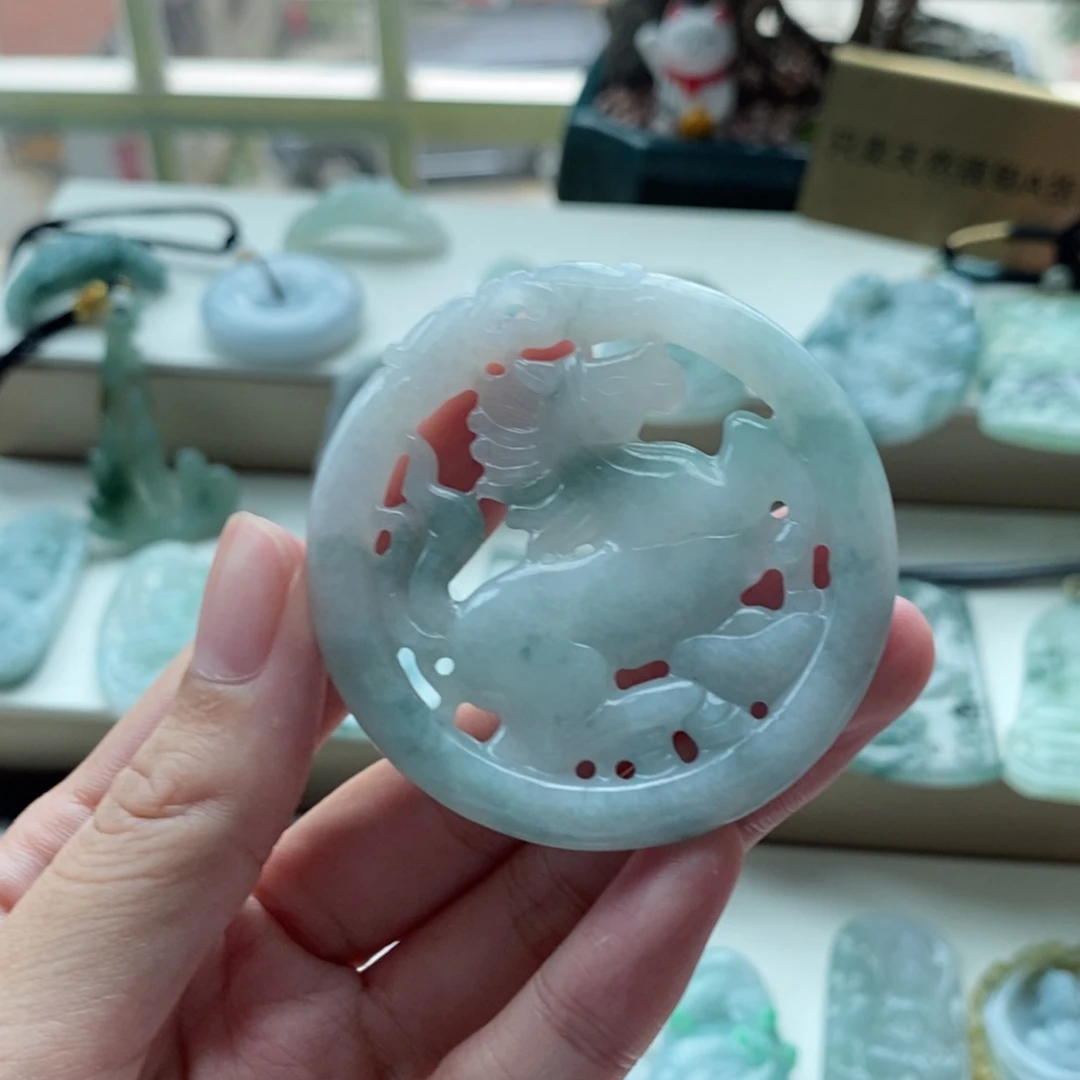 【闪购商品】颈饰未镶嵌翡翠天然缅甸A货翡翠