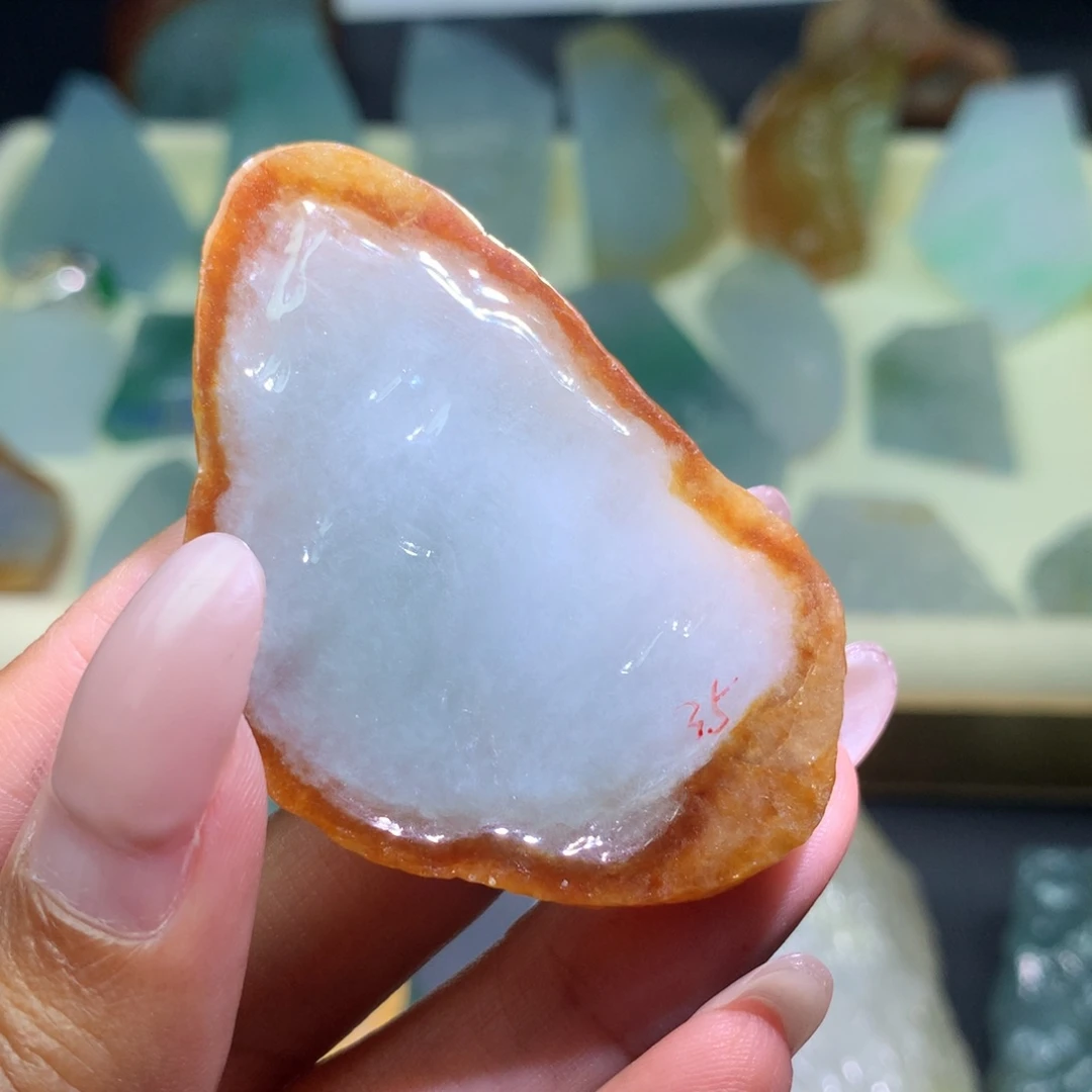 定制翡翠未镶嵌菱*玉包工包料