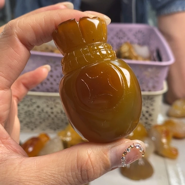 玛瑙/玉髓吊坠(不含链)未镶嵌