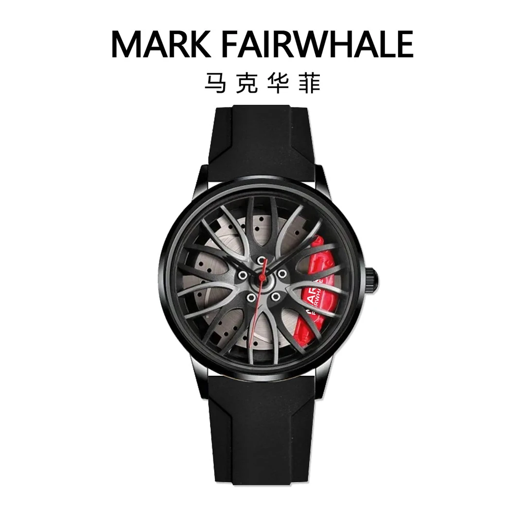 马克华菲轻奢时尚男士手表简约百搭潮流圆盘男款个性石英表5045