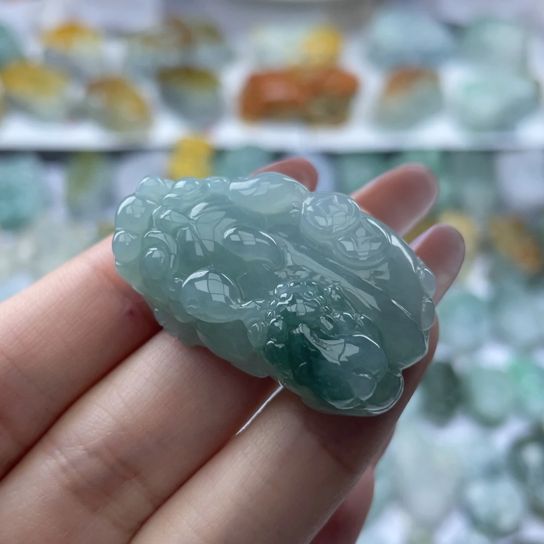 颈饰未镶嵌翡翠貔貅15