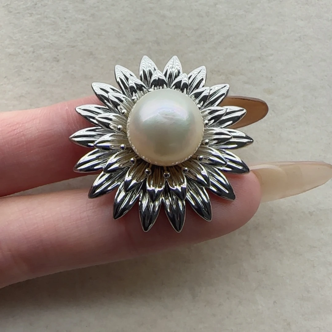 胸针8海水珍珠未镶嵌