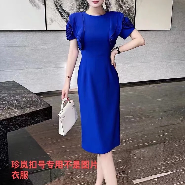 珍珍南油气质高雅大气连衣裙孤品扣号