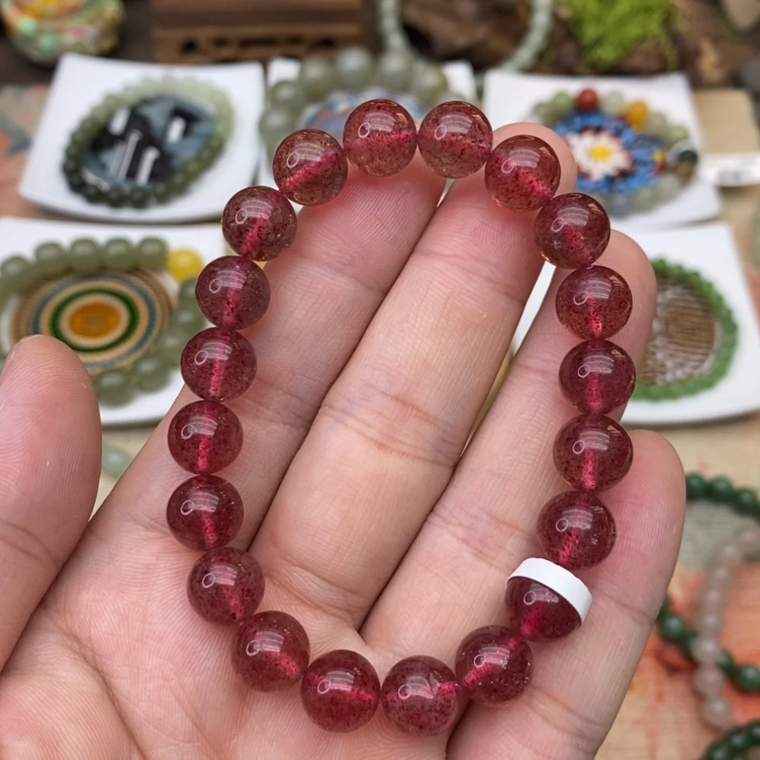 手链水晶未镶嵌草莓晶卡10