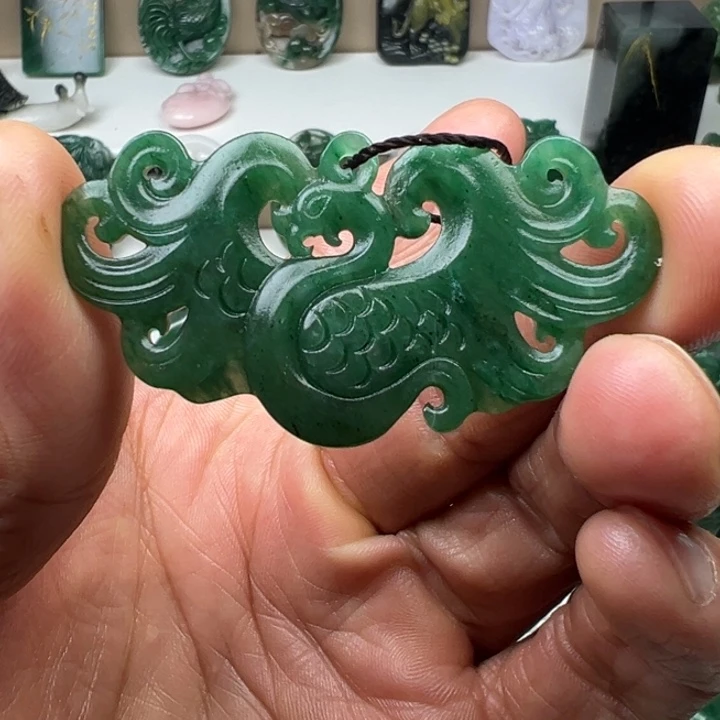 独山玉未镶嵌吊坠(不含链)