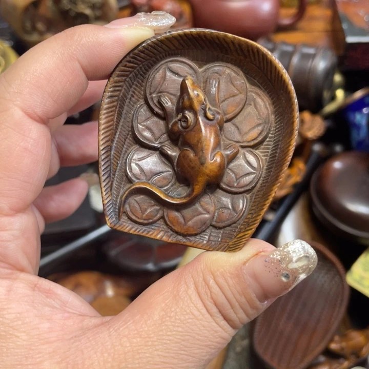 花梨木类端景台陶瓷艺术家的