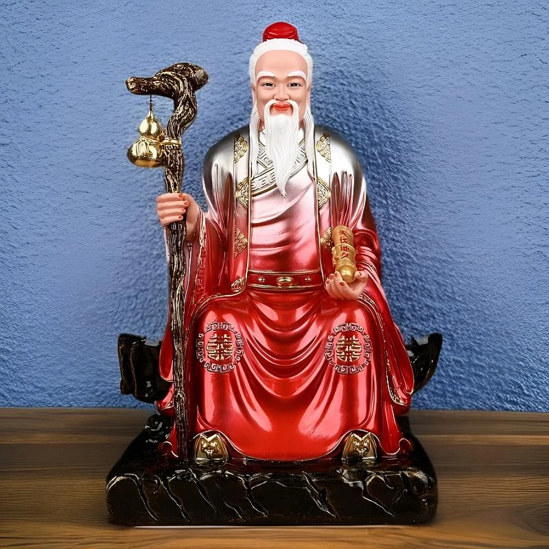 喜神姻缘月下老人像工艺品家用神像大秦道祖