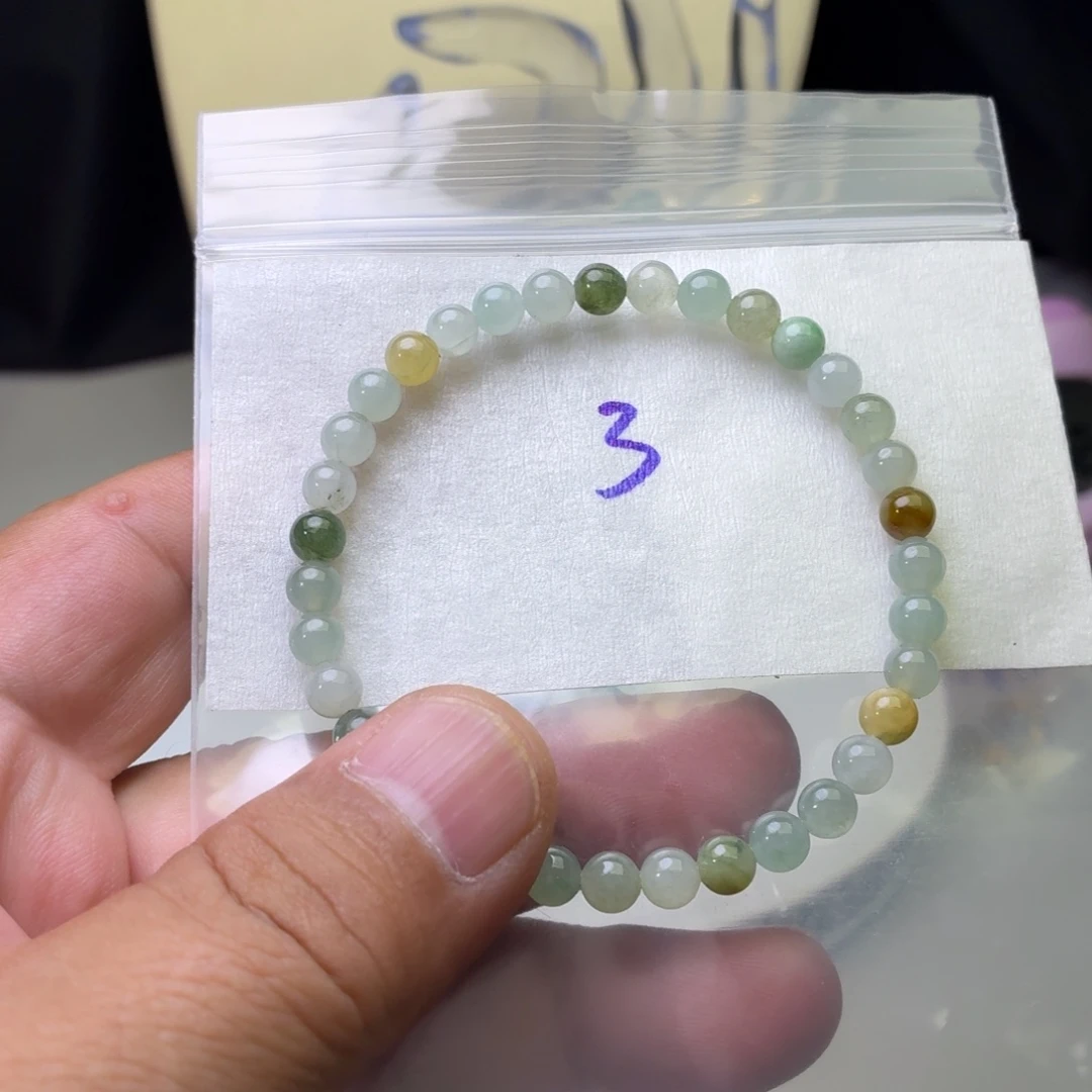 定制翡翠未镶嵌翡翠珠链