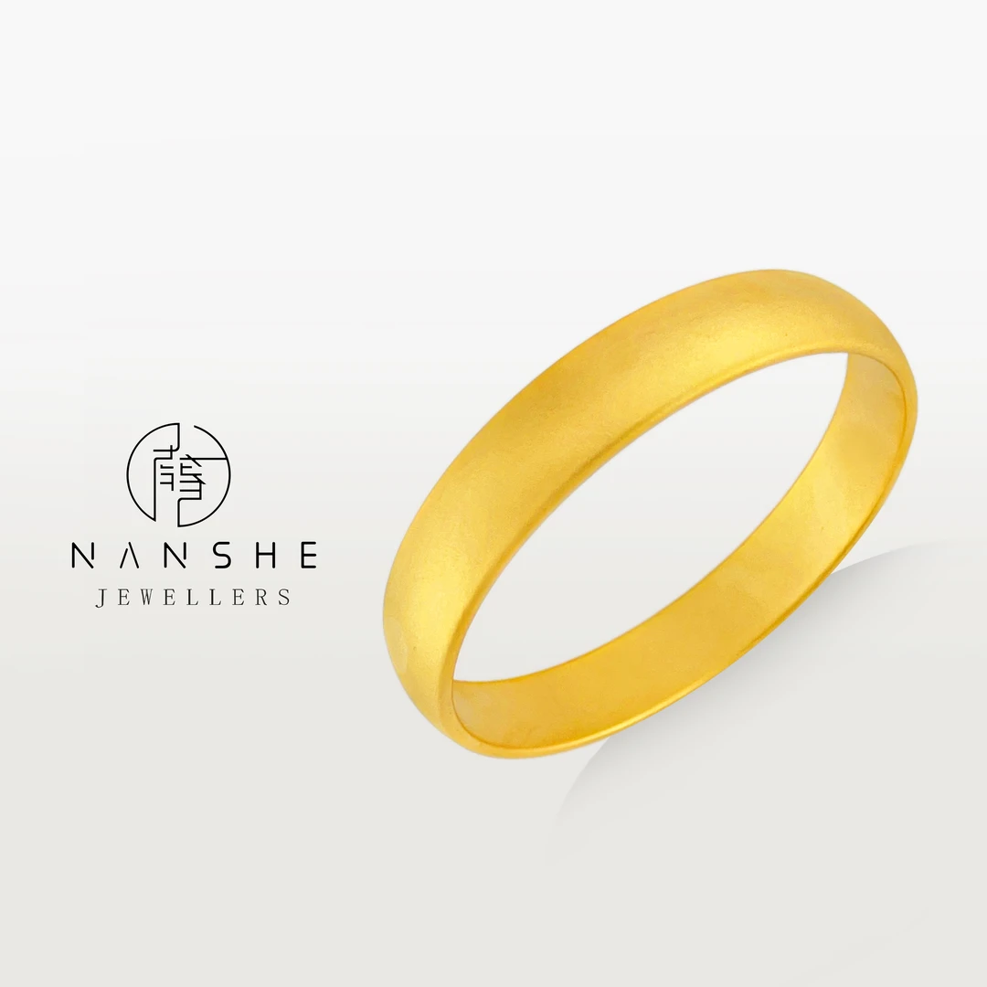 【拉妈专属】NANSHE/南奢 轻奢中式宽条素款手镯