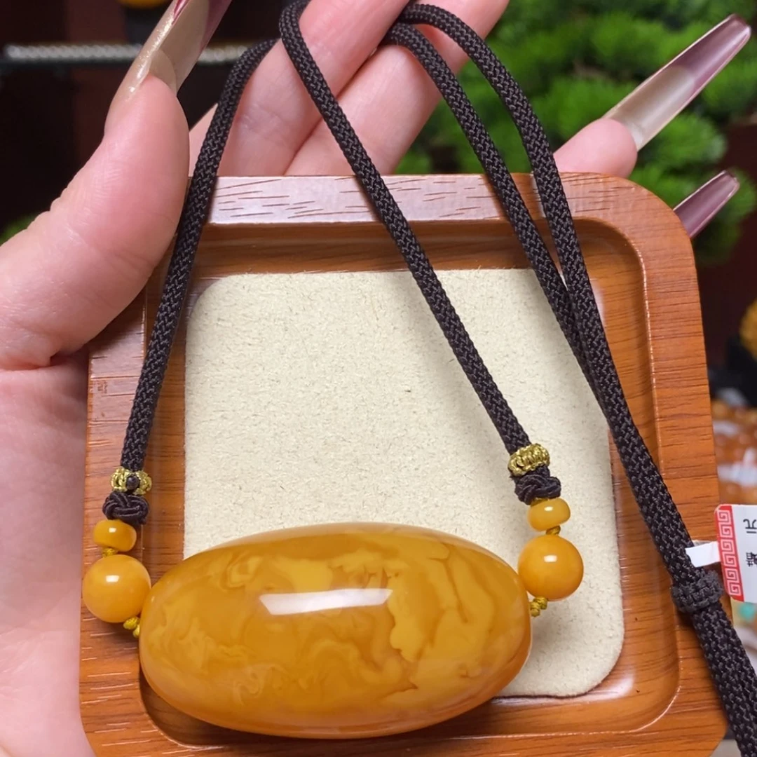 【闪购商品】蜜蜡颈饰未镶嵌项链