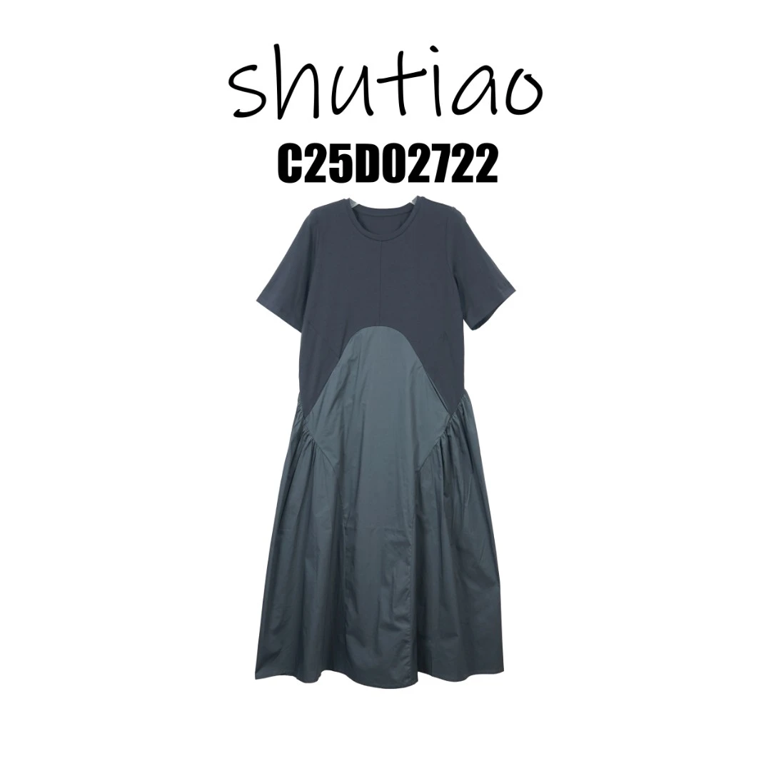 【SHUTIAO】2025夏季：新款小众设计款连衣裙C25D02722