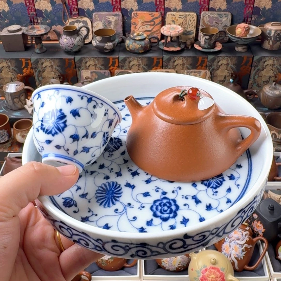 茶壶紫砂90ml原矿精工半手