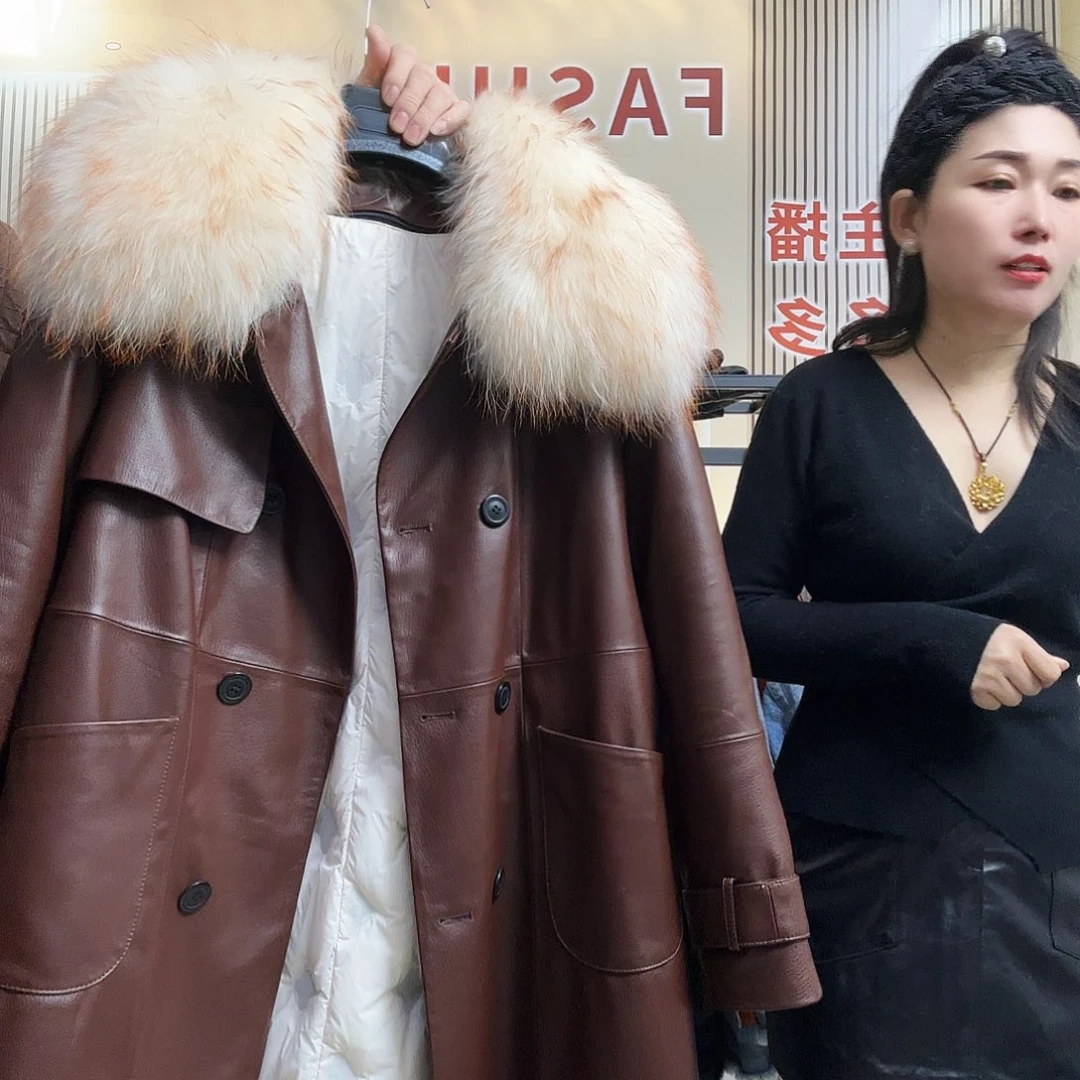 莉莉家时尚女装皮草均码派克
