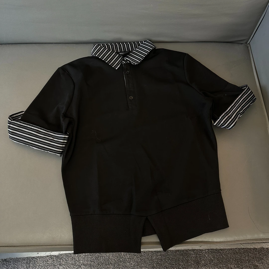 Z151 复古美式休闲短袖百搭宽松T恤