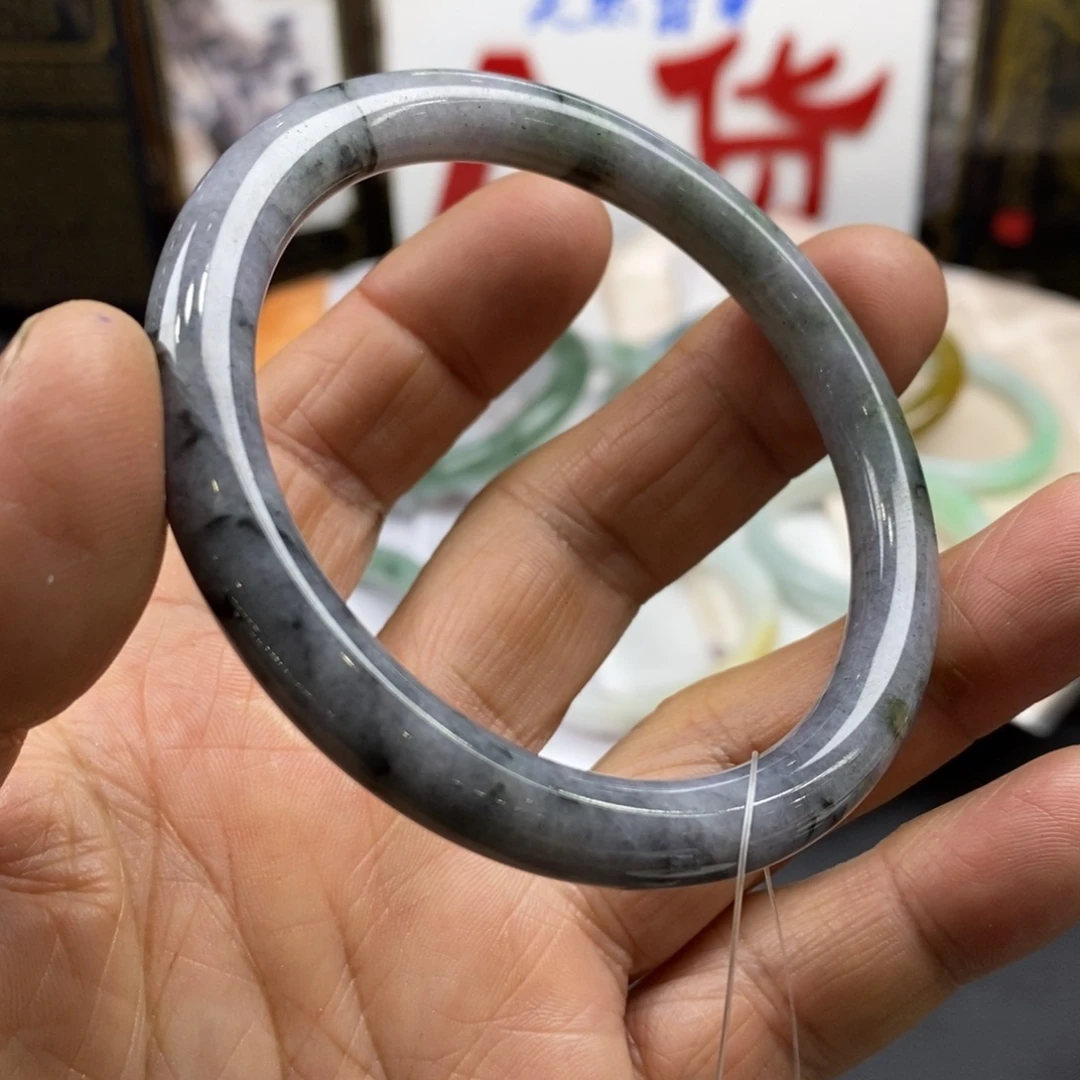 翡翠未镶嵌手镯翡翠手镯59、宽8