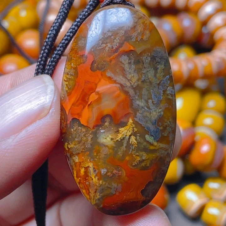 未镶嵌吊坠玛瑙/玉髓福*缘