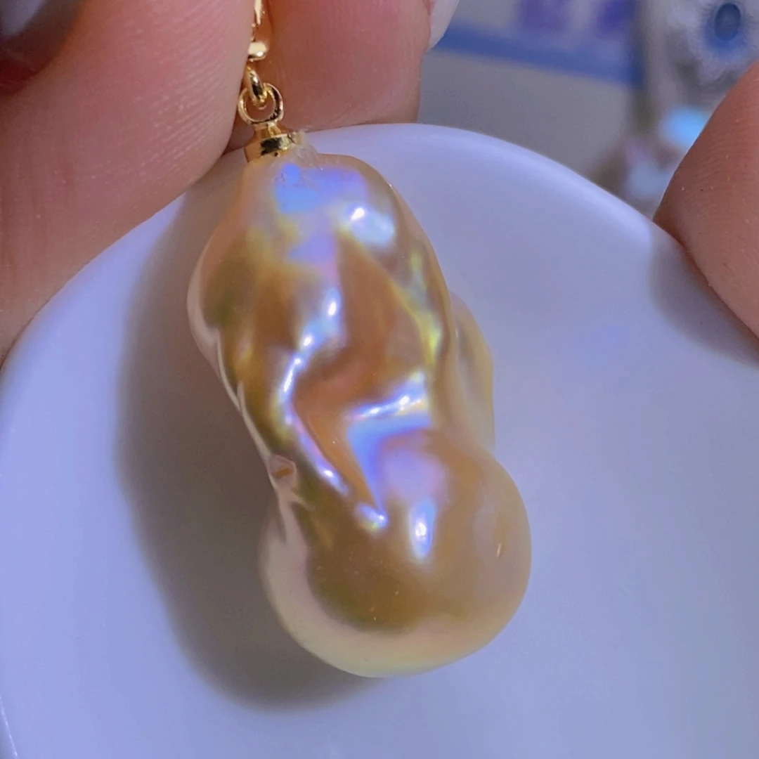 淡水珍珠天然淡水珍珠银S925镶嵌