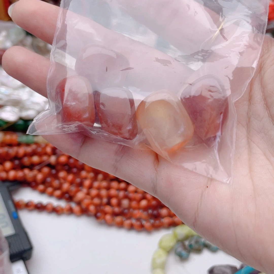 玛瑙/玉髓天然石未镶嵌玛瑙5颗